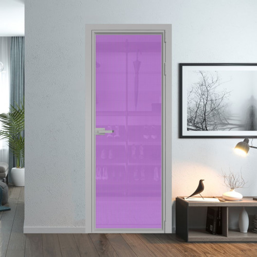 Межкомнатная дверь ProfilDoors 1 AV Кризет фиолетовое профиль Серебро