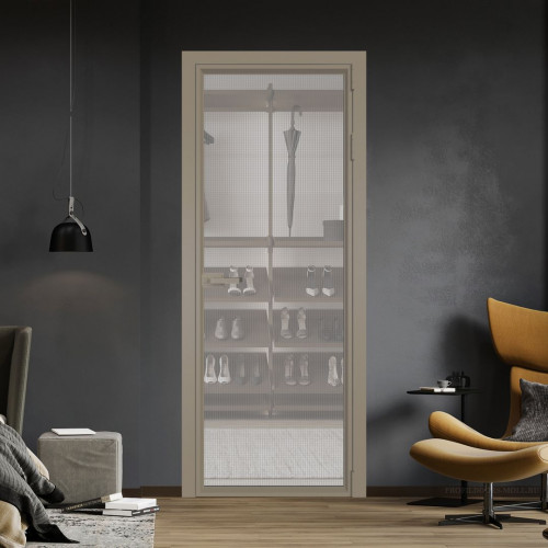 Межкомнатная дверь ProfilDoors 1 AV.O Кризет профиль Никель матовый