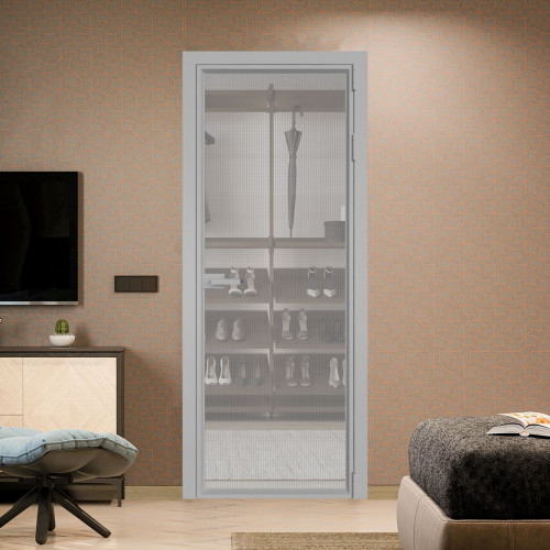 Межкомнатная дверь ProfilDoors 1 AV.O Кризет профиль Серебро