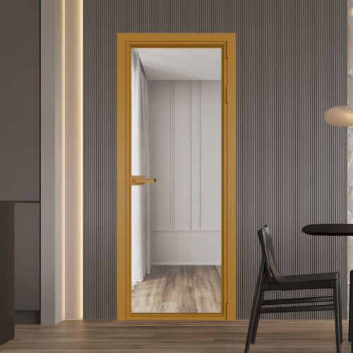 Межкомнатная дверь ProfilDoors 1 AV Прозрачное профиль Золото