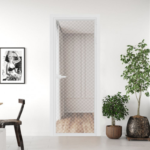 Межкомнатная дверь ProfilDoors 1 AV Ромб белый профиль Вайт
