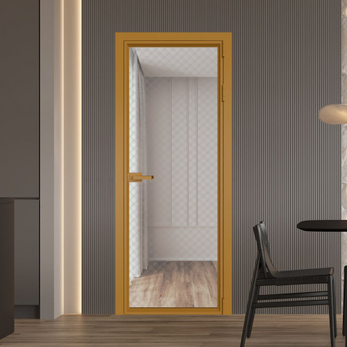 Межкомнатная дверь ProfilDoors 1 AV.O Ромб серебро профиль Золото