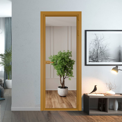 Межкомнатная дверь ProfilDoors 1 AV.O Зеркало профиль Золото