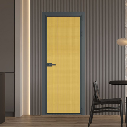 Межкомнатная дверь ProfilDoors 1 AX.O Кризет золото профиль Серая ночь