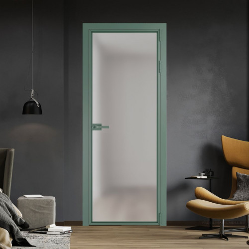 Межкомнатная дверь ProfilDoors 1 AX.O Матовое профиль Зеленый воск