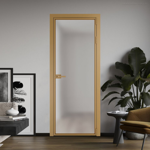 Межкомнатная дверь ProfilDoors 1 AX Матовое профиль Золото
