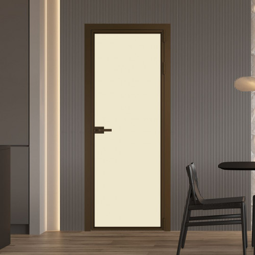 Межкомнатная дверь ProfilDoors 1 AX Монохром жемчуг триплекс профиль Деорэ
