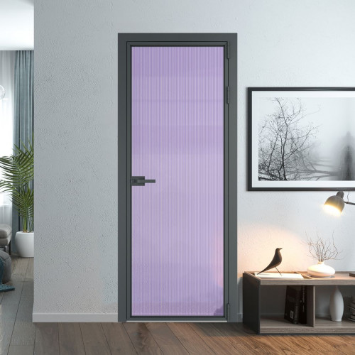 Межкомнатная дверь ProfilDoors 1 AX Мору фиолетовое профиль Серая ночь