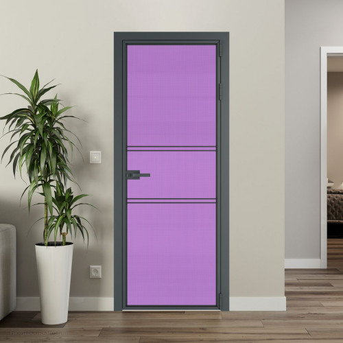 Межкомнатная дверь ProfilDoors 2 AX Кризет фиолетовое профиль Серая ночь