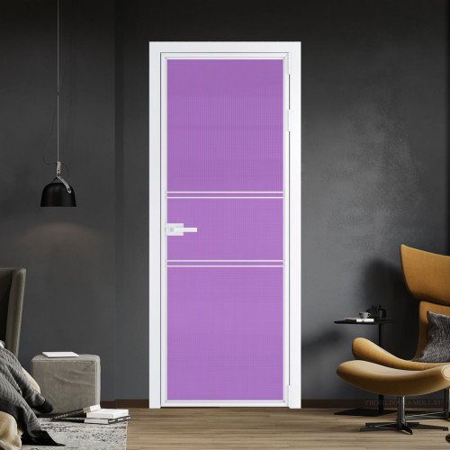 Межкомнатная дверь ProfilDoors 2 AX.O Кризет фиолетовое профиль Вайт