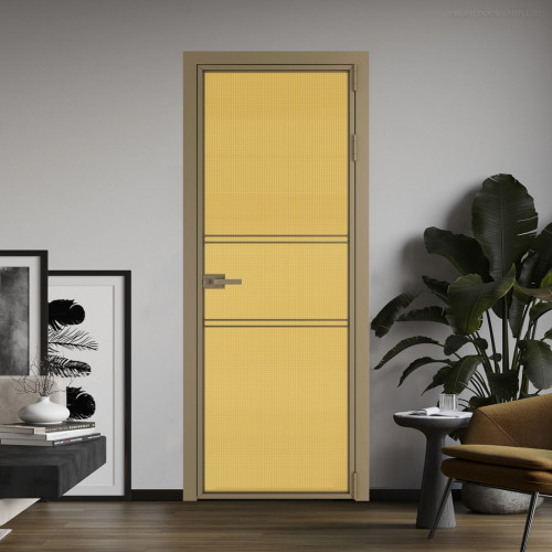 Межкомнатная дверь ProfilDoors 2 AX Кризет золото профиль Шампань