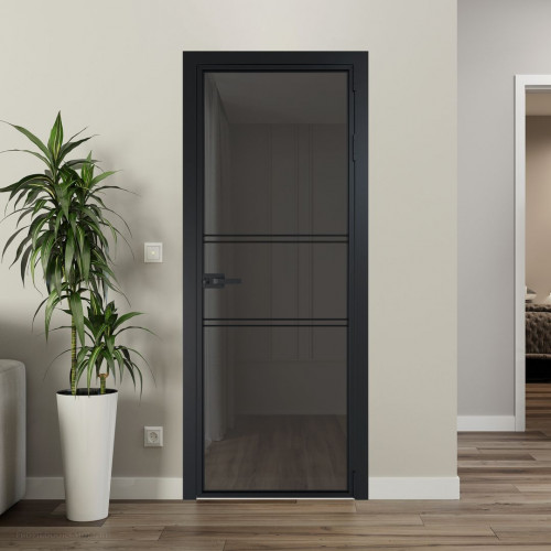 Межкомнатная дверь ProfilDoors 2 AX Тонированное профиль Черный матовый