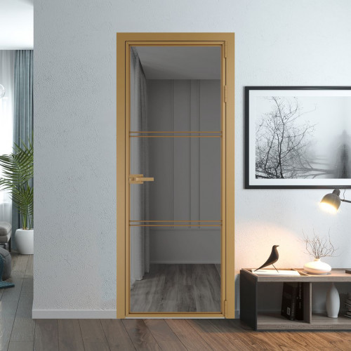 Межкомнатная дверь ProfilDoors 3 AX Комфорт серый профиль Золото