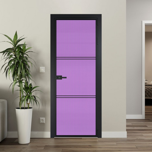 Межкомнатная дверь ProfilDoors 3 AX.O Кризет фиолетовое профиль Черный матовый