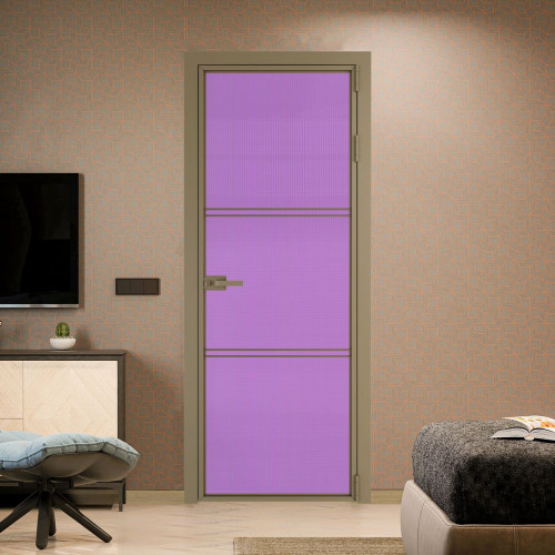 Межкомнатная дверь ProfilDoors 3 AX Кризет фиолетовое профиль Шампань
