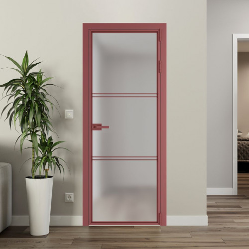Межкомнатная дверь ProfilDoors 3 AX Матовое профиль Красный антрацит