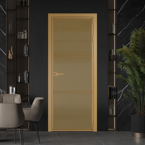 Межкомнатная дверь ProfilDoors 3 AX.O Мору золото профиль Золото