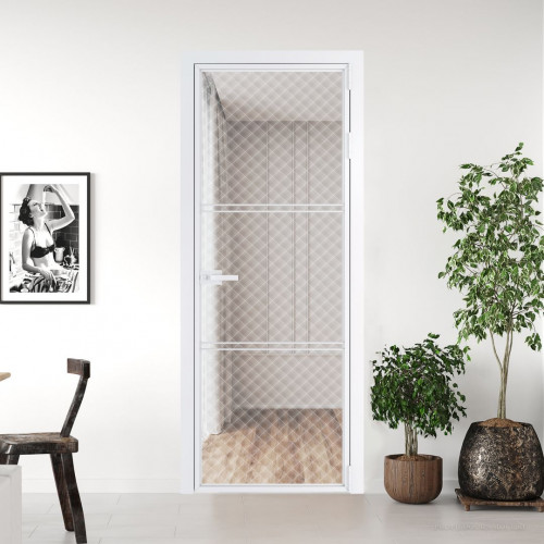 Межкомнатная дверь ProfilDoors 3 AX.O Ромб белый профиль Вайт