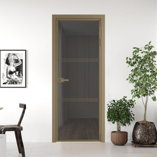 Межкомнатная дверь ProfilDoors 3 AX.O Тонированное профиль Шампань