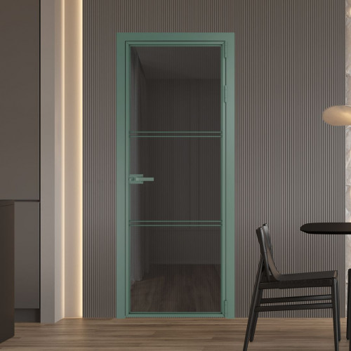 Межкомнатная дверь ProfilDoors 3 AX.O Тонированное профиль Зеленый воск