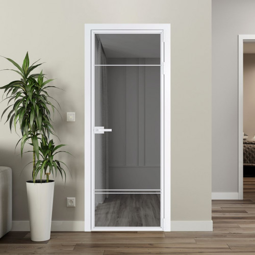 Межкомнатная дверь ProfilDoors 4 AX Комфорт серый профиль Вайт