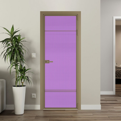 Межкомнатная дверь ProfilDoors 4 AX Кризет фиолетовое профиль Шампань