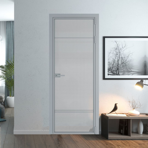 Межкомнатная дверь ProfilDoors 4 AX.O Кризет профиль Серебро