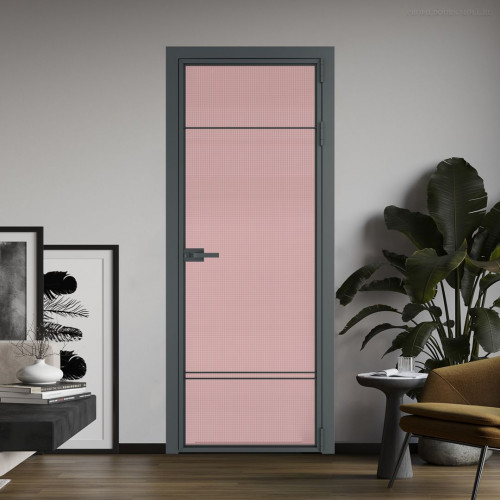 Межкомнатная дверь ProfilDoors 4 AX Кризет розовое профиль Серая ночь