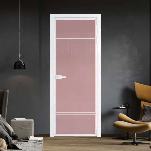 Межкомнатная дверь ProfilDoors 4 AX Кризет розовое профиль Вайт