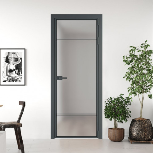 Межкомнатная дверь ProfilDoors 4 AX Матовое профиль Серая ночь