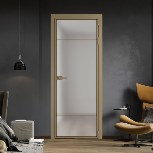 Межкомнатная дверь ProfilDoors 4 AX.O Матовое профиль Шампань