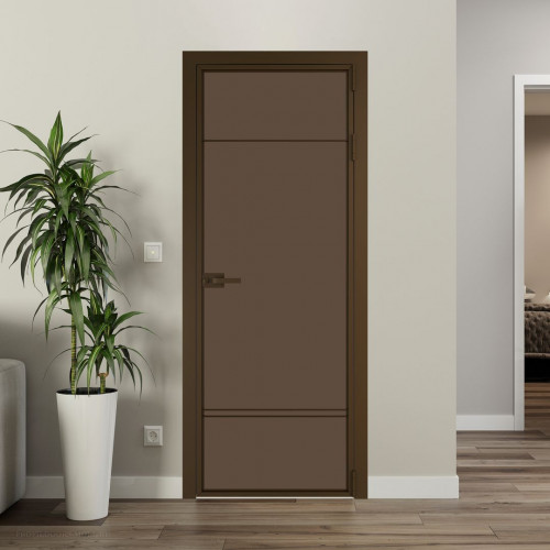 Межкомнатная дверь ProfilDoors 4 AX Монохром гляссе триплекс профиль Деорэ