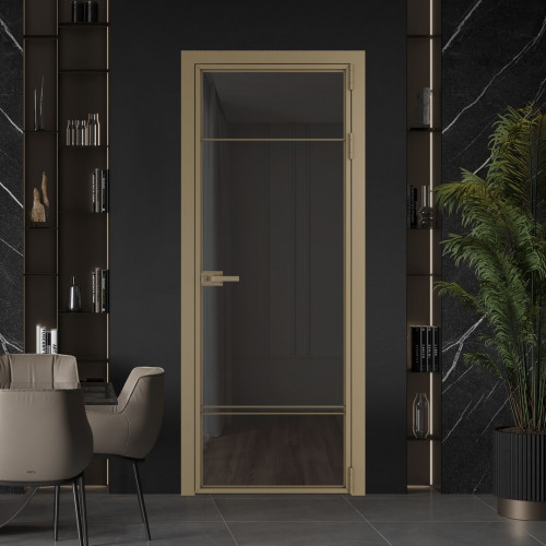 Межкомнатная дверь ProfilDoors 4 AX Тонированное профиль Шампань