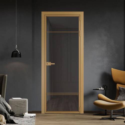Межкомнатная дверь ProfilDoors 4 AX Тонированное профиль Золото