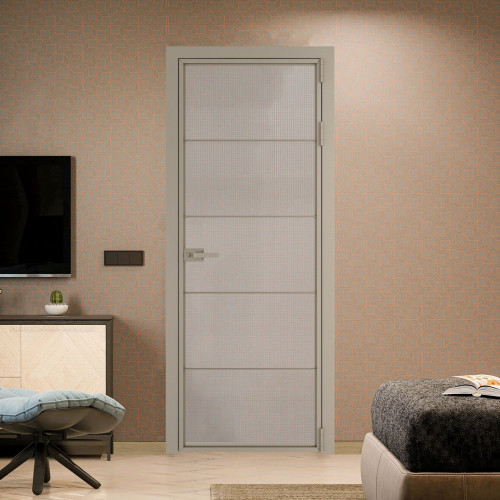 Межкомнатная дверь ProfilDoors 5 AX Кризет профиль Никель матовый
