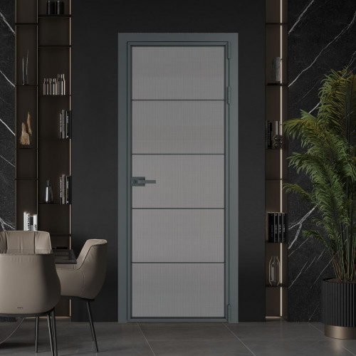 Межкомнатная дверь ProfilDoors 5 AX Кризет профиль Серая ночь