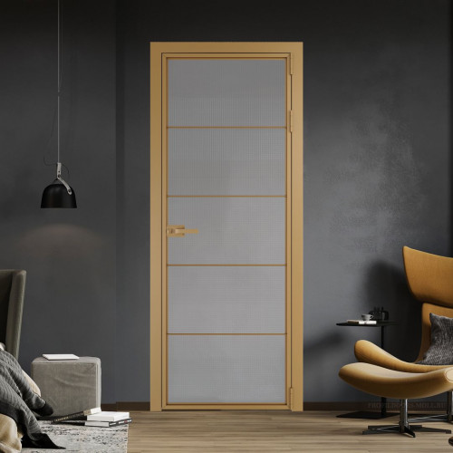 Межкомнатная дверь ProfilDoors 5 AX.O Кризет профиль Золото