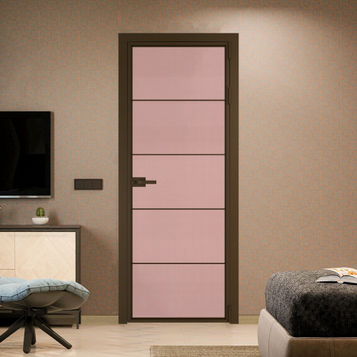 Межкомнатная дверь ProfilDoors 5 AX Кризет розовое профиль Деорэ