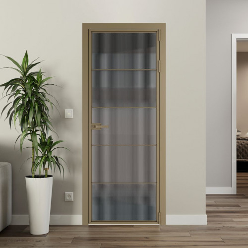 Межкомнатная дверь ProfilDoors 5 AX.O Мору тонированное профиль Шампань