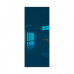 Межкомнатная дверь ProfilDoors 0M Зеркало Blue алюминиевая кромка Деорэ