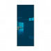 Межкомнатная дверь ProfilDoors 1M Зеркало Blue алюминиевая кромка Шампань