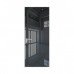 Межкомнатная дверь ProfilDoors 1M Зеркало Grey алюминиевая кромка Серебро
