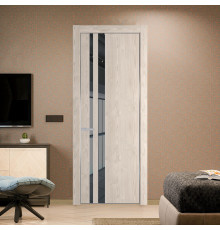 20 NE Каштан светлый с кромкой Серебро с стекляной вставкой зеркало grey