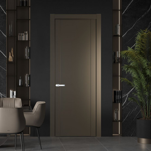 Межкомнатная дверь ProfilDoors 1.1P Перламутр бронза Глухая
