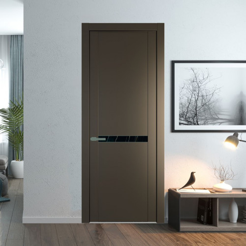 Межкомнатная дверь ProfilDoors 1.4P.O Перламутр бронза Неро мрамор молдинг Зеленый воск