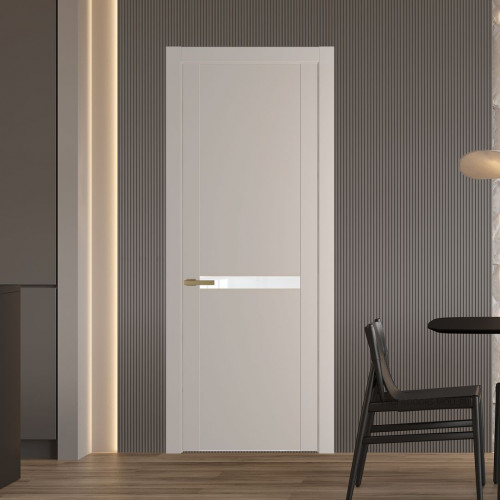 Межкомнатная дверь ProfilDoors 1.4P.O Сэнд Лак классик молдинг Золото