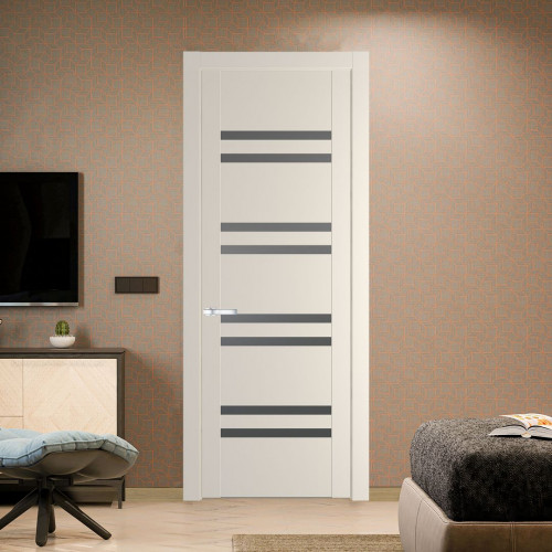Межкомнатная дверь ProfilDoors 1.6P Кремовая Магнолия Графит