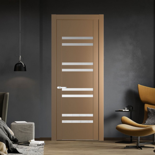 Межкомнатная дверь ProfilDoors 1.6P.O Перламутр золото Прозрачное