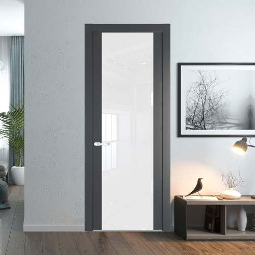 Межкомнатная дверь ProfilDoors 1.7P.O Графит Лак классик