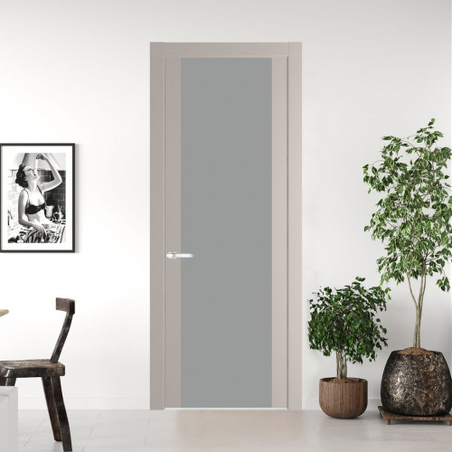 Межкомнатная дверь ProfilDoors 1.7P Сэнд Монохром серый